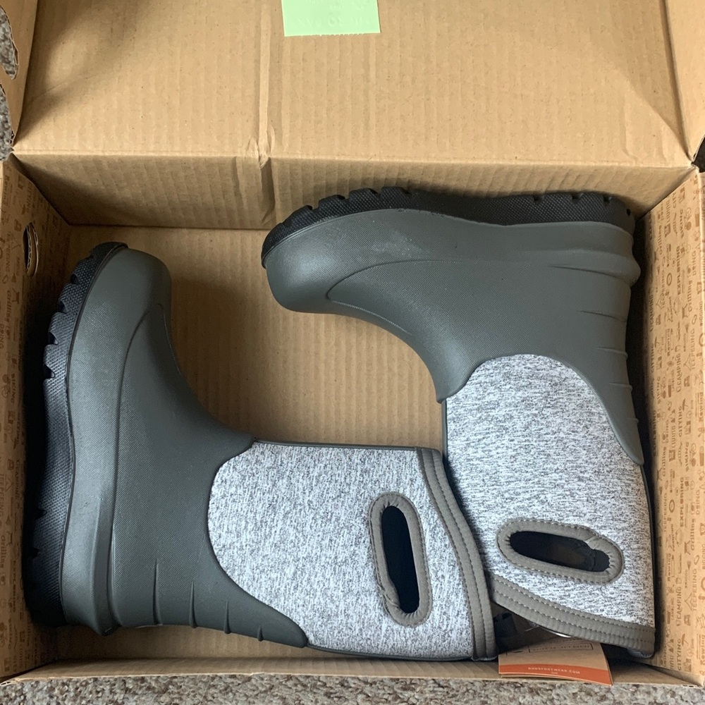 Bogs Neo Classic Gray Waterproof Boots - unisex